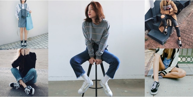Cách phối đồ với giày Vans nữ